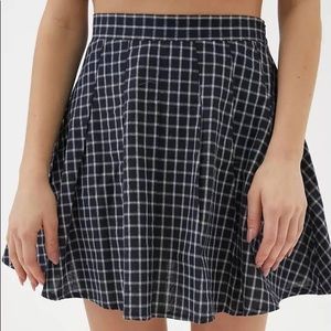 NWT Urban Outfitters plaid pleated mini skirt
